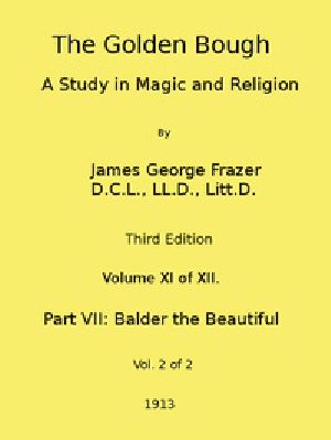 [Gutenberg 43433] • The Golden Bough: A Study in Magic and Religion (Third Edition, Vol. 11 of 12)